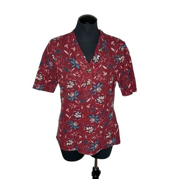 William Rast Waffle Knit Thermal Blouse - Women’s L - Picture 1 of 7